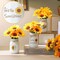 Artificial Sunflower Decor Set of 3 Sunflower Table Centerpiece